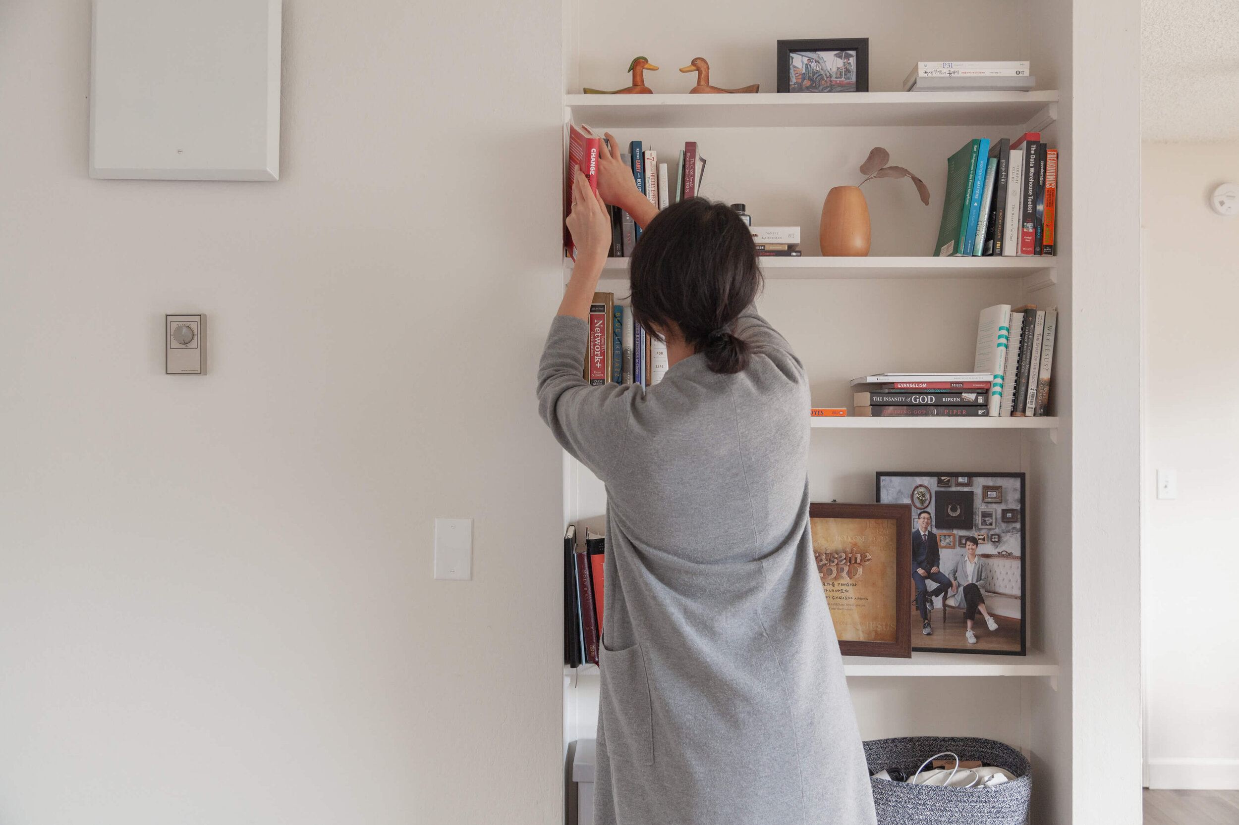 Living with less brings peace of mind?>